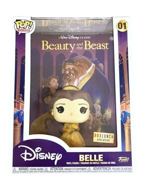 Funko Pop Disney VHS Cover Beauty The Beast Belle #01 Exclusive Special Edition